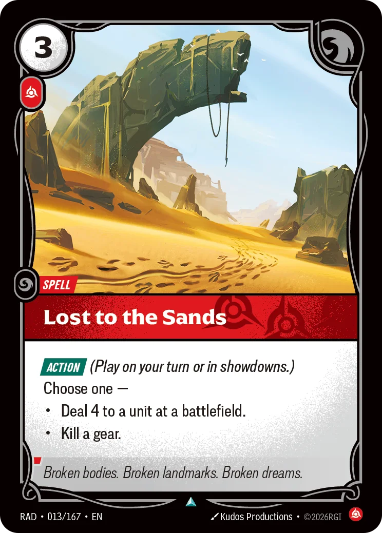 Lost to the Sands