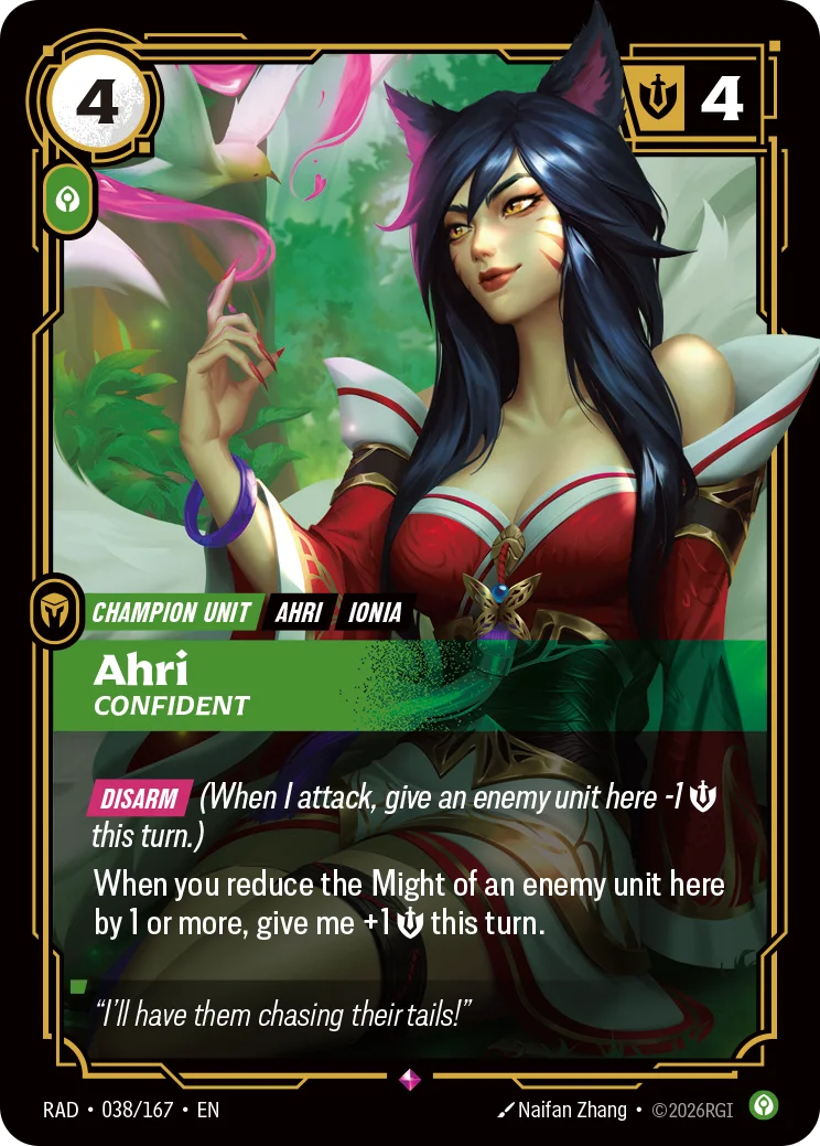 Ahri, Confident