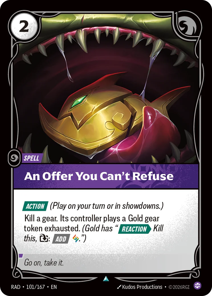 An Offer You Can't Refuse